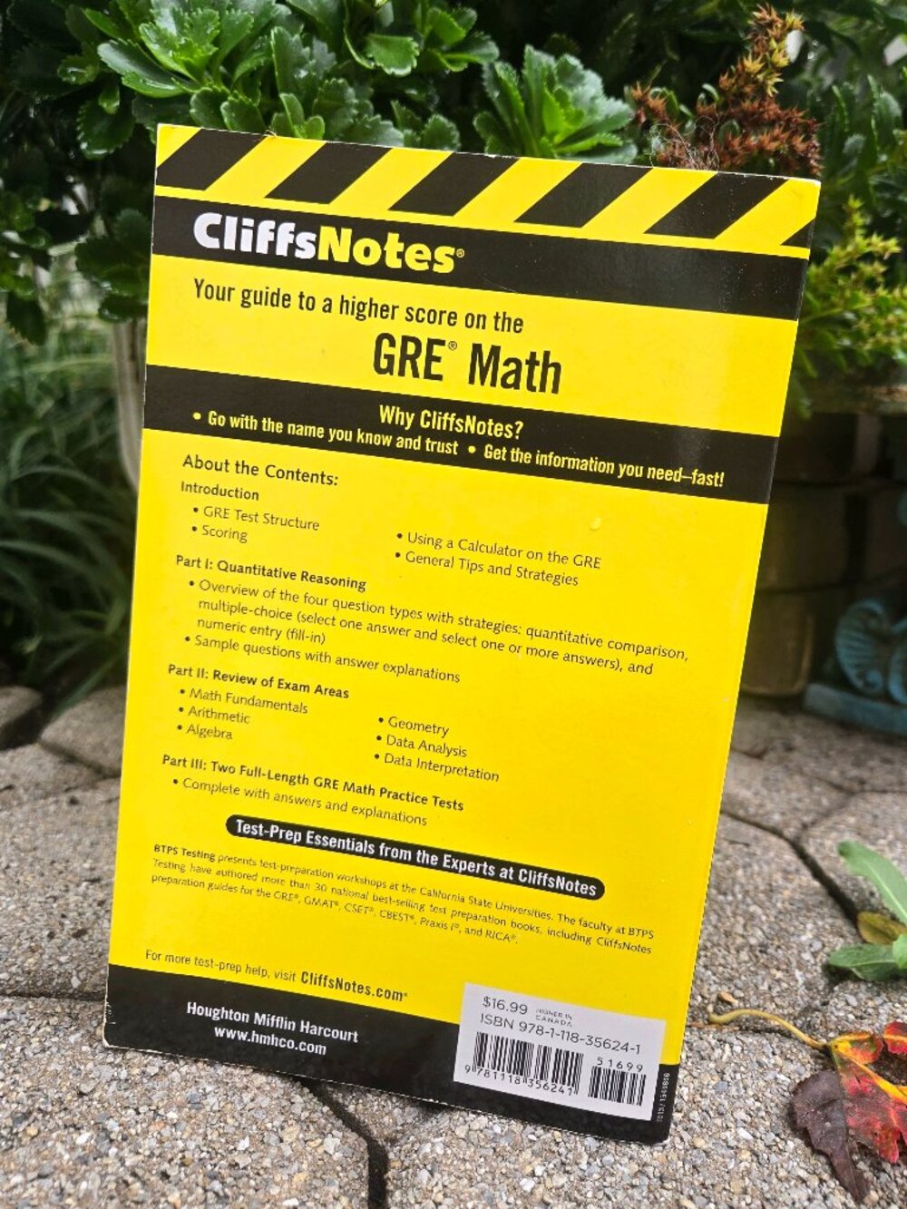 CliffsNotes GRE Math Review Test Prep Book - Paperback (BTPS Testing) - Picture 3 of 4